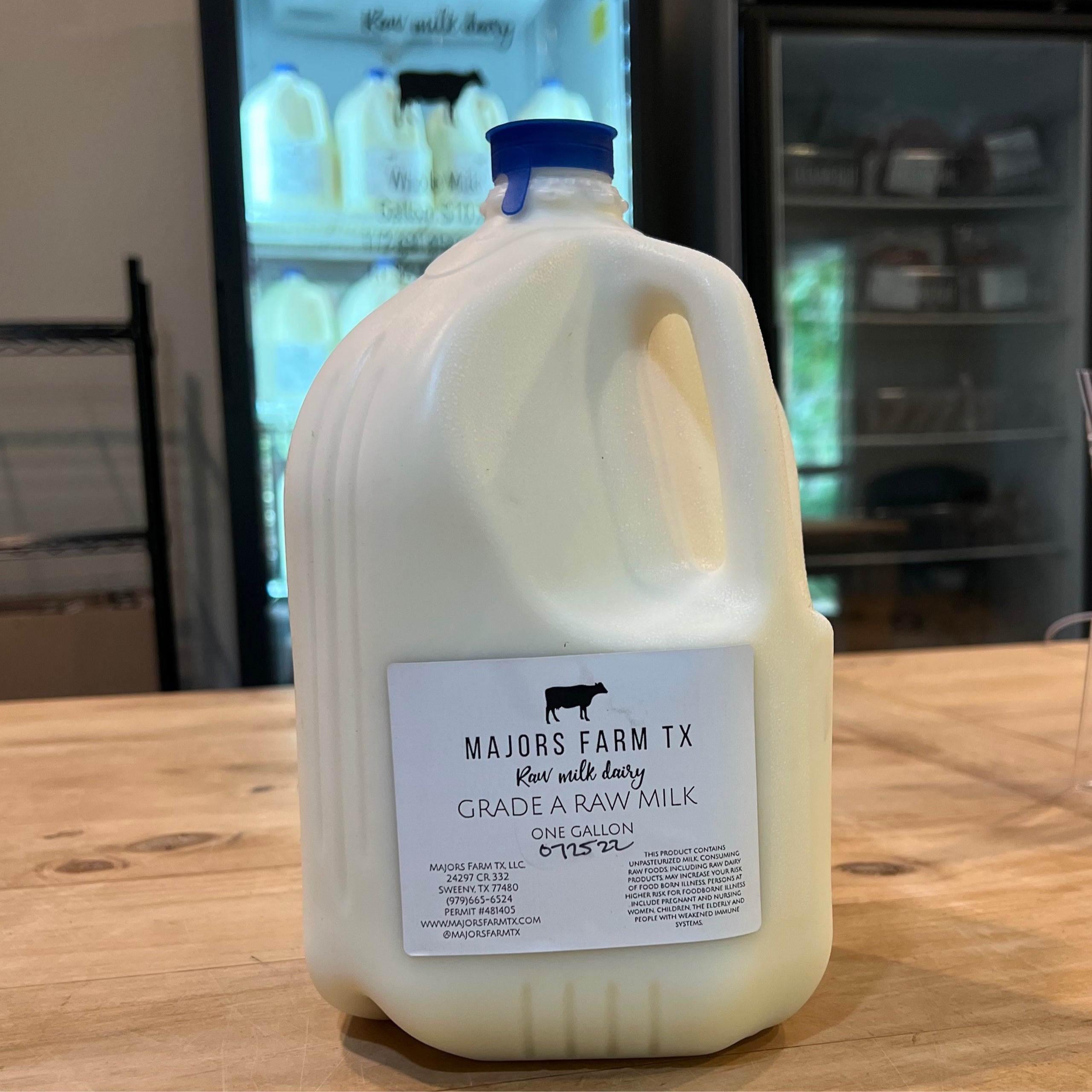 Gallon Grade A Raw Milk | Majors Farm TX